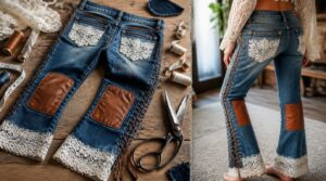 add lace or leather add lace or leather
