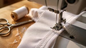 backstitch at seam ends backstitch at seam ends