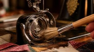brush bobbin area brush bobbin area
