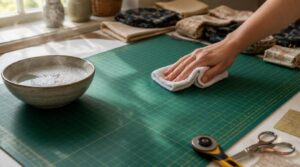 cleaning with mild soap and water cleaning with mild soap and water
