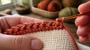 crab stitch (reverse single crochet) crab stitch (reverse single crochet)