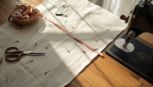 cut fabric and sew the copied garment cut fabric and sew the copied garment