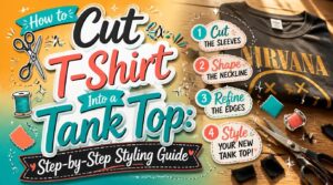 How to Cut a T-Shirt Into a Tank Top: Step-by-Step Styling Guide 16 cut tshirt into tank top