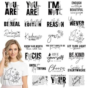 How to Repurpose Graphic Tees Into Pillows: a Step-by-Step Guide 5 Dazoratix Motivational Iron on Transfers B0FSSMRD93