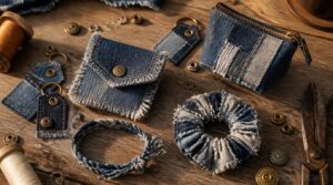 denim accessories from scraps denim accessories from scraps