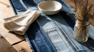 denim table runners denim table runners