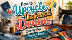 How to Upcycle Distressed Denim: Step-by-Step Projects & Repairs 1 distressed denim upcycle projects