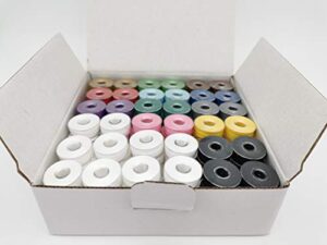 8 Best Bobbins for Quilting: Types, Materials, Troubleshooting & Tips 6 DOUBLELIN LPM 40S2 Prewound Bobbins, Size B091H2B8HZ