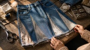 hem and customize your skirt hem and customize your skirt