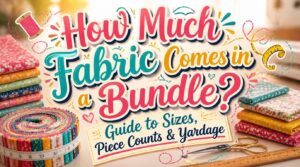 How Much Fabric Comes in a Bundle? Guide to Sizes, Piece Counts & Yardage 5 how much fabric comes in a bundle