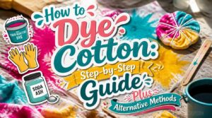 how to dye cotton how to dye cotton