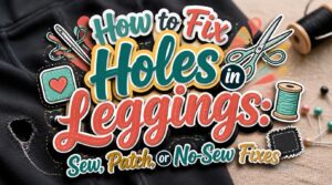 how to fix holes in leggings how to fix holes in leggings