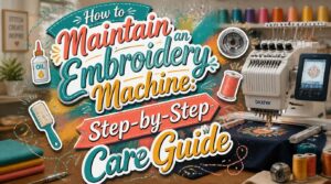 how to maintain an embroidery machine how to maintain an embroidery machine
