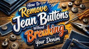 how to remove jean buttons how to remove jean buttons