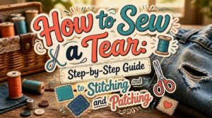 How to Sew a Tear: Step-by-Step Guide to Stitching and Patching 1 how to sew a tear