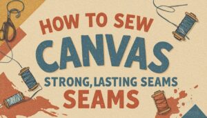 how to sew canvas how to sew canvas