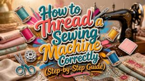 how to thread sewing machine correctly how to thread sewing machine correctly