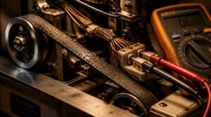 inspect belts and wiring inspect belts and wiring