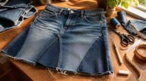 jeans into skirts jeans into skirts