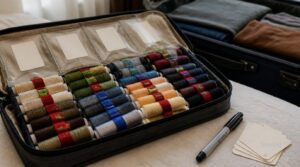 label threads before traveling label threads before traveling