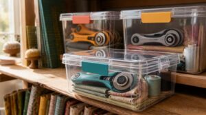 labeled sewing tool bins labeled sewing tool bins