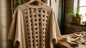 lattice-back shirt lattice-back shirt