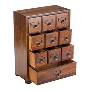 Top 10 Thread Storage Boxes for Sewing Classes: Buyer's Guide 7 Library Card Catalog Solid Wood B07RWRGB78