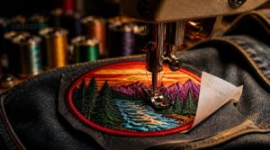 machine-sewn patches machine-sewn patches
