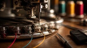maintain needles and thread tension maintain needles and thread tension