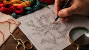 mark full cross stitches mark full cross stitches