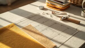 measure and cut fabric pieces measure and cut fabric pieces
