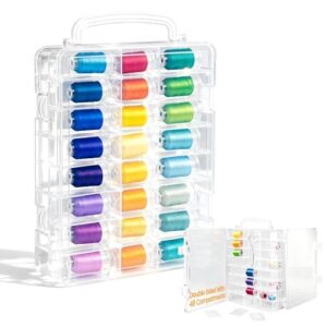 10 Best Thread Storage Boxes for Home Organization in 2026 10 New brothread Double Sided Storage Organizer/Box B09XJZ1T89