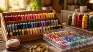 organize bobbins, spools, and cones organize bobbins, spools, and cones