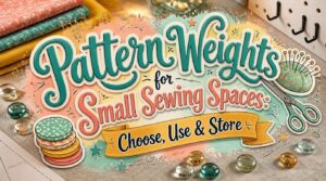 Pattern Weights for Small Sewing Spaces: Choose, Use & Store 8 pattern weights for small sewing spaces