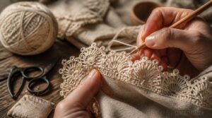 picot and shell borders picot and shell borders