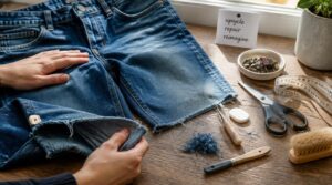 prepare denim for sewing prepare denim for sewing