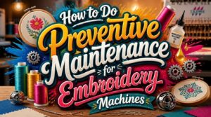 How to Do Preventive Maintenance for Embroidery Machines 1 preventive maintenance for embroidery machines