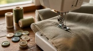 replacing buttons and buttonholes replacing buttons and buttonholes