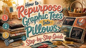 repurpose graphic tees into pillows repurpose graphic tees into pillows