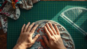 rotate fabric gradually rotate fabric gradually