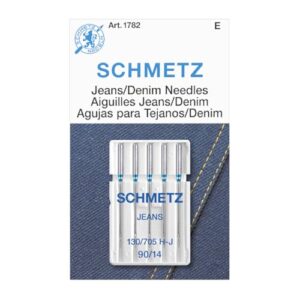 What Size Needle for Denim: Chart, Types, Thread & Fixes 1 SCHMETZ Jean & Denim Sewing B003GGPAO6