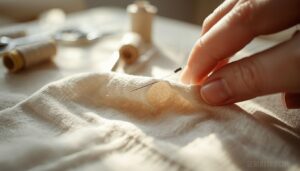 sewing an invisible slip stitch sewing an invisible slip stitch