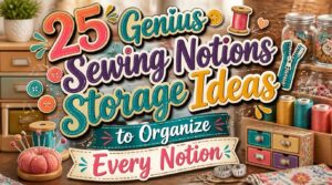 25 Genius Sewing Notions Storage Ideas to Organize Every Notion 11 sewing notions storage ideas