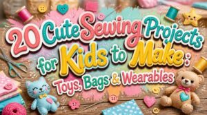20 Cute Sewing Projects for Kids to Make: Toys, Bags & Wearables 1 sewing projects for kids to make