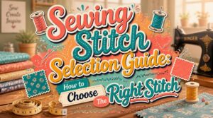 Sewing Stitch Selection Guide: How to Choose The Right Stitch 1 sewing stitch selection guide