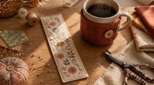 simple bookmarks and coffee cozies simple bookmarks and coffee cozies