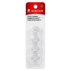 Bobbins for Beginners: Types, Tips, and Top 10 Picks 3 Singer Bobbins Class 15 Transparent, B000BY900G