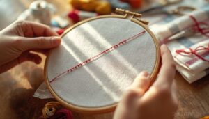stitch the first diagonal stitch the first diagonal