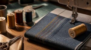 test thread color before topstitching test thread color before topstitching
