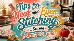 Tips for Neat and Even Stitching: a Sewing Instructor's Guide 4 tips for neat and even stitching